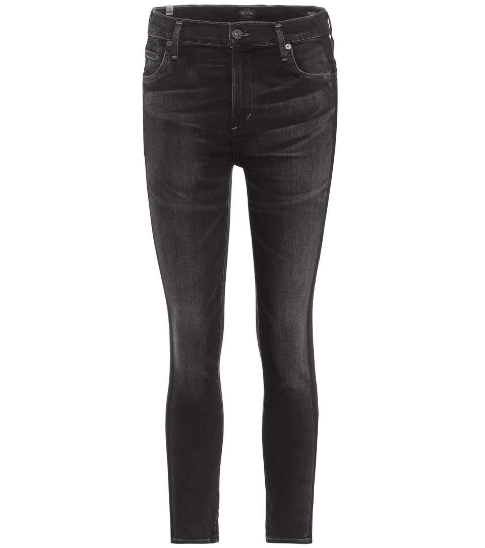 citizens of humanity rocket crop all black