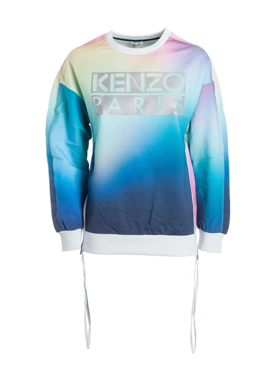 Shop Kenzo Printed Sweatshirt In Multicolor