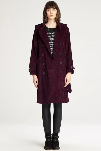 Shop Rebecca Minkoff Ferry Coat In Potent Purple