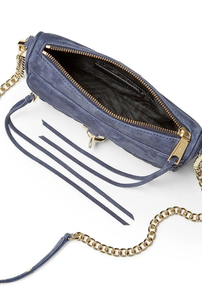 Shop Rebecca Minkoff Quilted Mini M.a.c. Crossbody In Moon