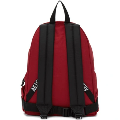 Shop Vetements Red Eastpak Edition Tourist Convertible Backpack