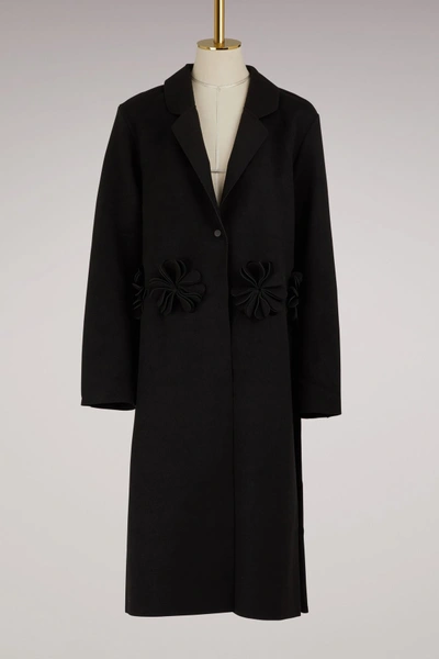 Shop Paskal Wool Coat In Black