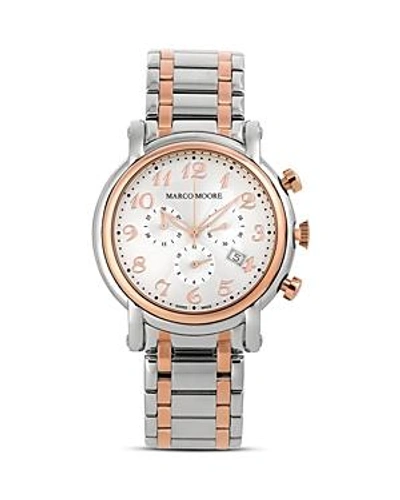 Shop Marco Moore Swiss Movement Watch, 44mm In White