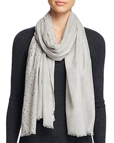 Shop Fraas Sparkle Scarf In Silver