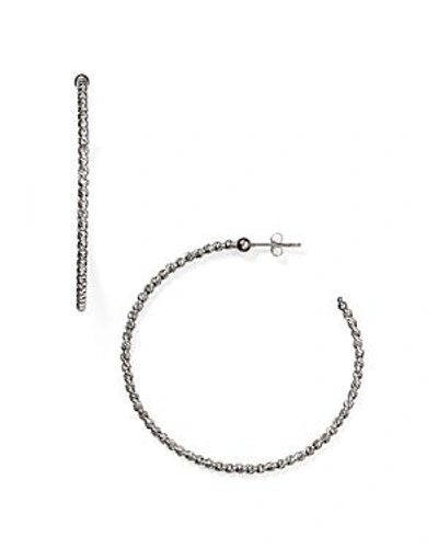 Shop Officina Bernardi Hoop Earrings In Silver