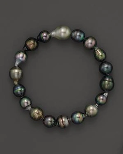 Shop Tara Pearls Cultured Tahitian Pearl Stretch Bracelet