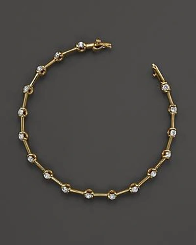 Shop Bloomingdale's Diamond Station Bracelet In 14k Yellow Gold, 1.50 Ct. T.w. - 100% Exclusive