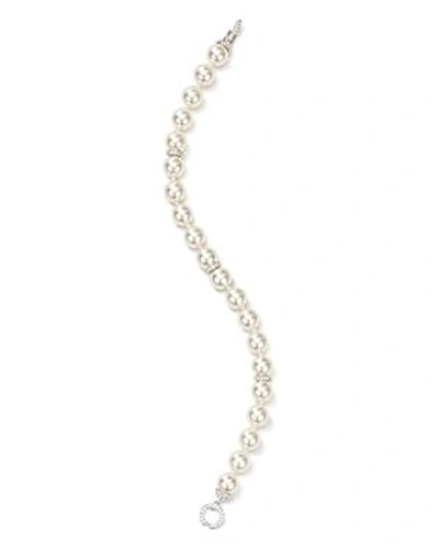 Shop Nadri Simulated Pearl Bracelet In White