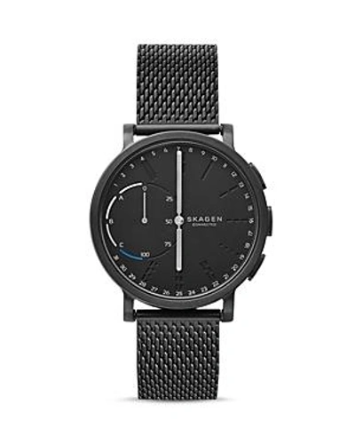 Shop Skagen Hagen Connected Hybrid Smart Watch, 42mm In Black
