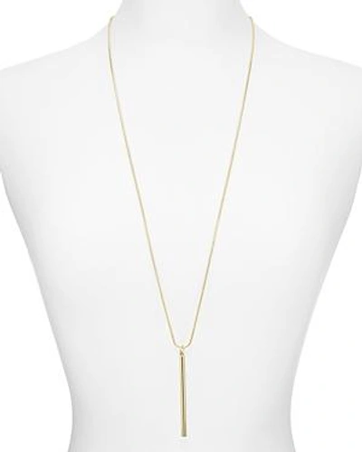 Shop Argento Vivo Bar Pendant Necklace, 34 In Gold