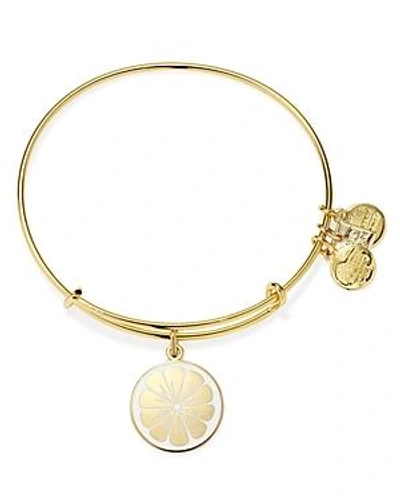 Shop Alex And Ani Zest For Life Expandable Wire Bracelet In Shiny Gold