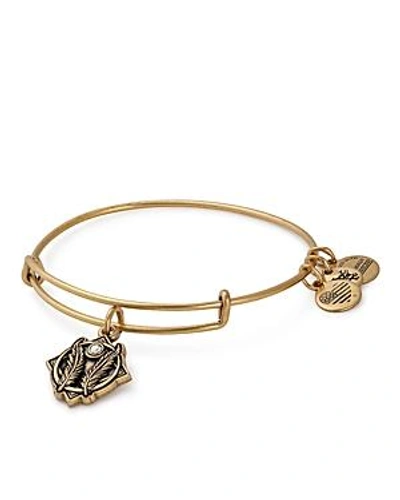 Shop Alex And Ani Godspeed Ii Expandable Wire Bangle In Gold
