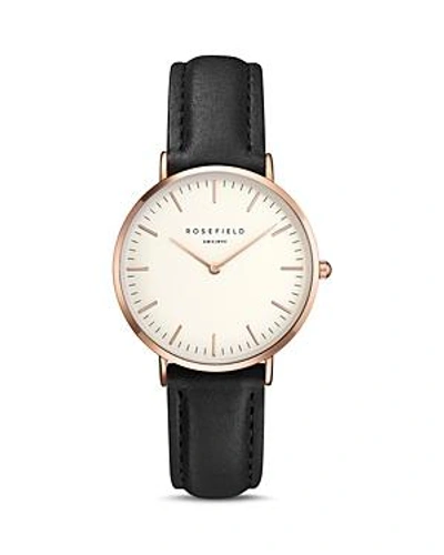 Shop Rosefield Tribeca Watch, 33mm In White/black