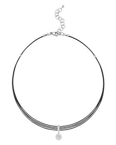 Shop Alor Diamond Choker Necklace, 13 In Black