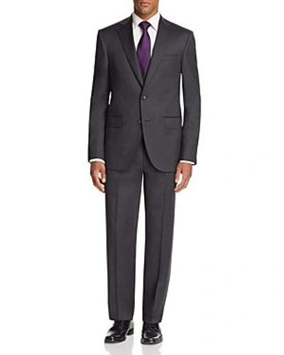 Shop Jack Victor Basic Regular Fit Suit In Charcoal