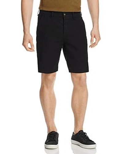 Shop Rag & Bone Standard Issue Twill Regular Fit Shorts In Black