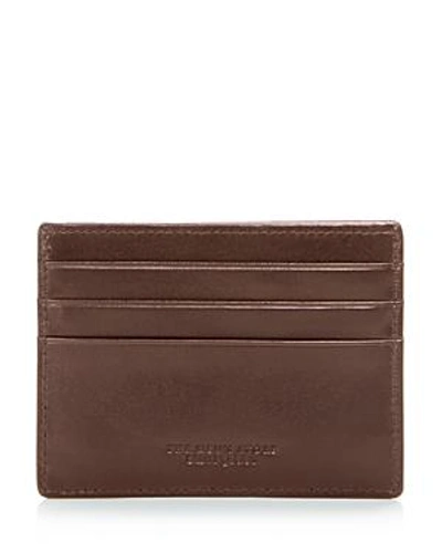 Shop The Men's Store At Bloomingdale's Rfid Michigan Card Case - 100% Exclusive In Brown