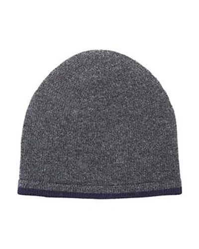 Shop The Men's Store At Bloomingdale's Solid Cashmere Skull Cap - 100% Exclusive In Charcoal/navy