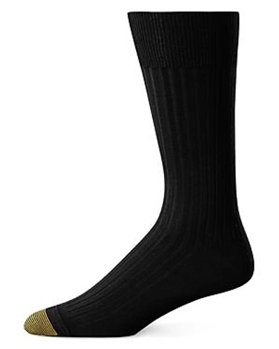 Shop Gold Toe Canterbury Socks, Pack Of 3 In Black