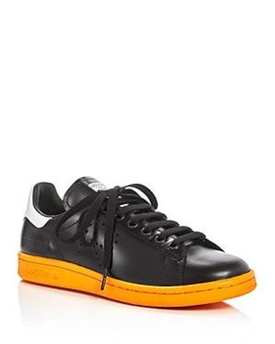 Shop Adidas Originals Raf Simons For Adidas Unisex Stan Smith Lace Up Sneakers In Black