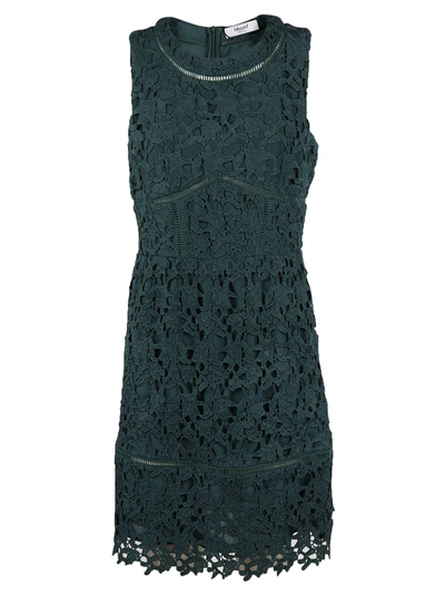 Shop Blugirl Lace Mini Dress In Green