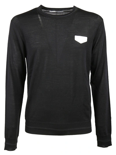 Shop Givenchy Patch Jumper In Black