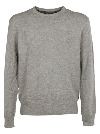 Shop Ralph Lauren Polo  Classic Sweater In Grey
