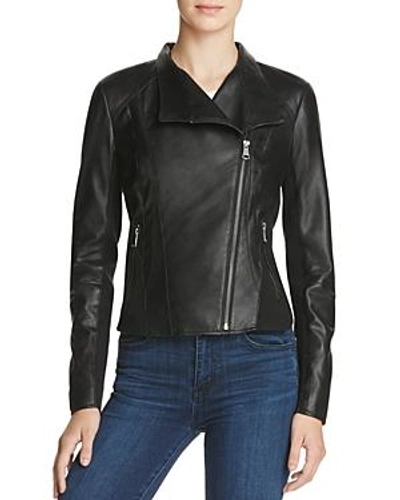 Shop Marc New York Felix Leather Jacket In Black