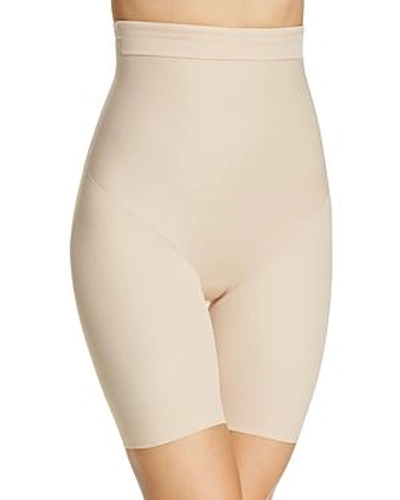 Shop Tc Fine Intimates Firm Control Hi-waist Thigh Slimmer In Cupid Nude