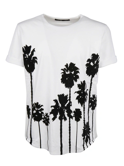 Shop Christian Pellizzari Floral Embroidered T-shirt