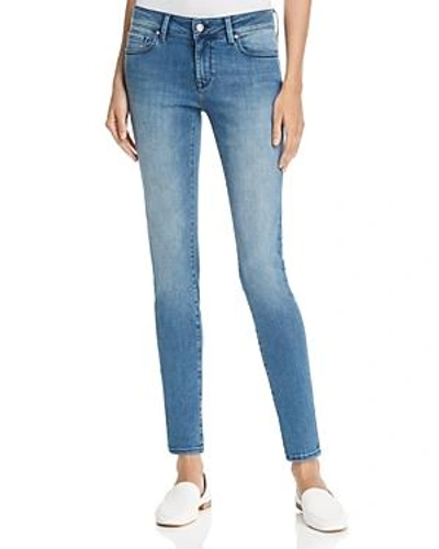 Shop Mavi Adriana Skinny Jeans In Light Fogg
