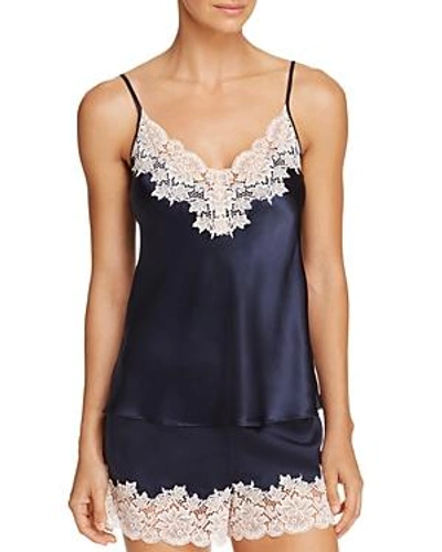Shop Ginia Pick & Mix Lace Cami In Navy/pink