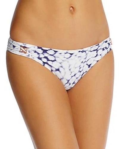 Shop Heidi Klum Swim Anse Cocos Classic Bikini Bottom In Topaz Tort
