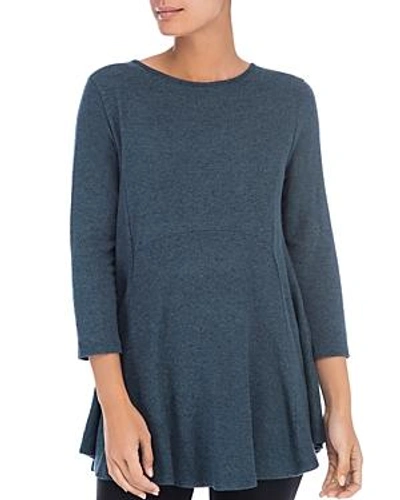 Shop B Collection By Bobeau Brushed Tunic Top In Junebug