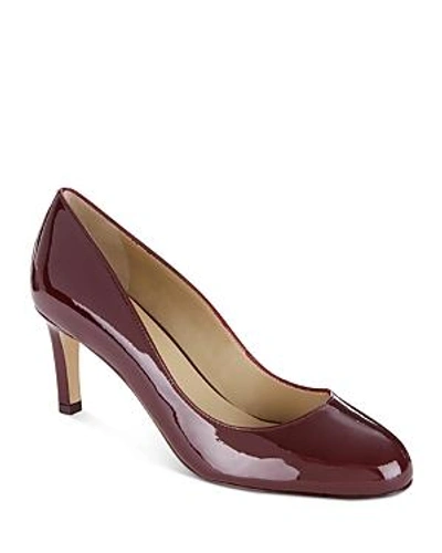 Shop Hobbs London Women's Sophia Patent Leather Court Pumps In Mulberry