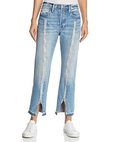 Shop Frame Zip-front Straight Jeans In Fairplex