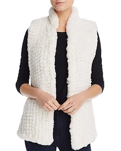 Shop Aqua Faux Fur Vest - 100% Exclusive In White