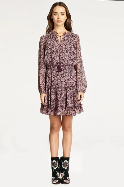 Shop Rebecca Minkoff Rosemary Dress In Potent Purple Leopard
