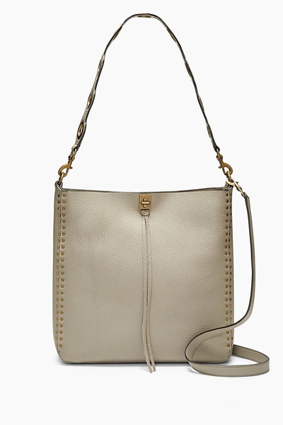 Shop Rebecca Minkoff Darren Feed Bag In Taupe