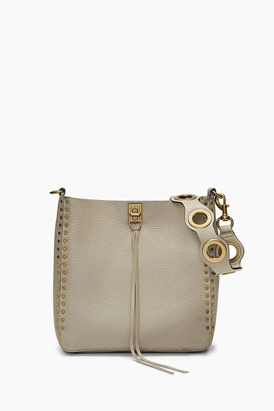 Shop Rebecca Minkoff Darren Small Feed Bag In Taupe