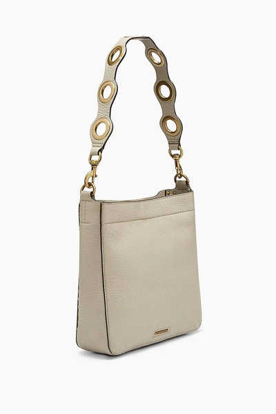 Shop Rebecca Minkoff Darren Small Feed Bag In Taupe