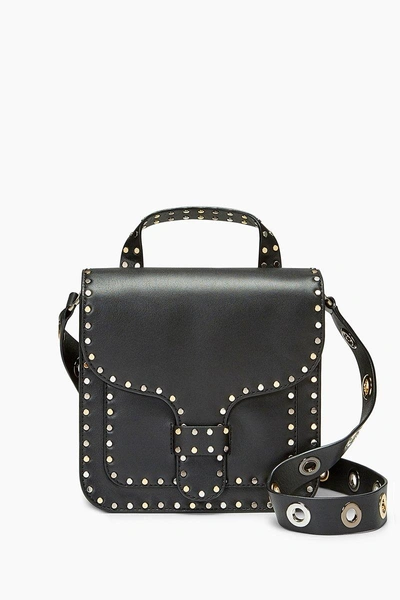 Shop Rebecca Minkoff Midnighter Top Handle Feed Bag In Black