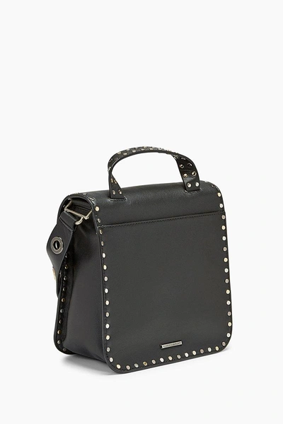 Shop Rebecca Minkoff Midnighter Top Handle Feed Bag In Black