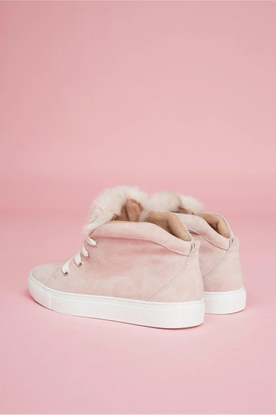 Shop Jaggar Booted Sneaker In Pale Pink