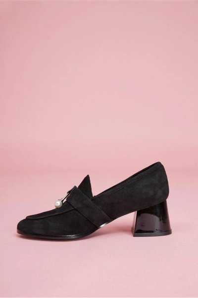 Shop Jaggar Intermix Loafer Heel In Black