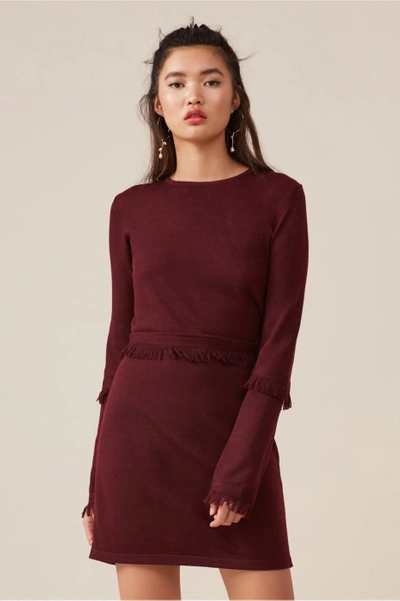 Shop Finders Keepers Frankie Knit Dress In Fig