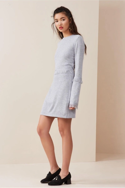 Shop Finders Keepers Frankie Knit Dress In Grey Marle