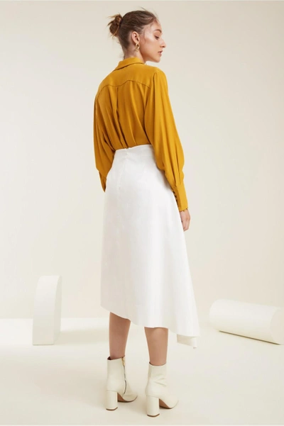Shop C/meo Collective Desire Skirt In Ivory