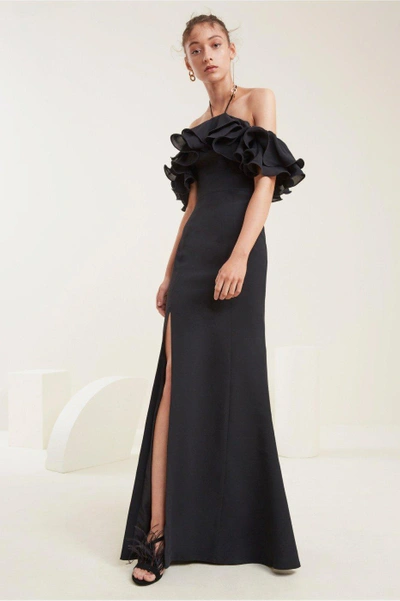 Shop C/meo Collective Immerse Gown In Black