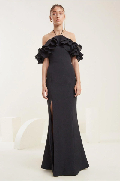 Shop C/meo Collective Immerse Gown In Black